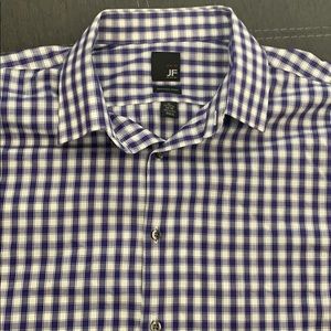 J. Ferrari Long Sleeve XL Purple Dress Shirt